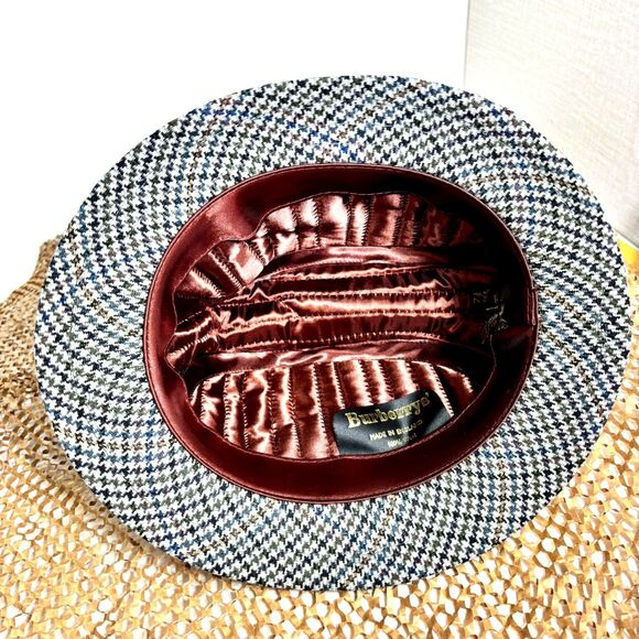 Vintage Burberrys' Fedora | 100% Wool | Made in England | Size 7 1/8 (58) - Picture 8 of 9
